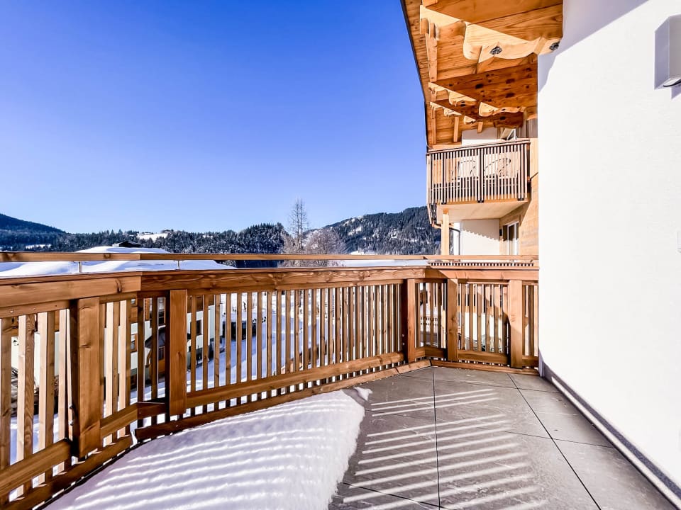 Ausblick Glüxplatzl - Appartements am Wald