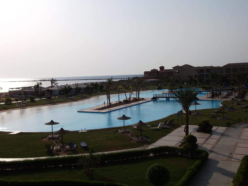 Ausblick Zimmer 4235,morgen 7.00 Uhr JAZ Aquamarine Resort