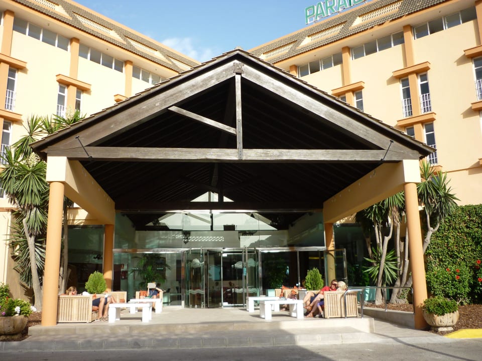 Eingang Aparthotel Paraiso De Alcudia