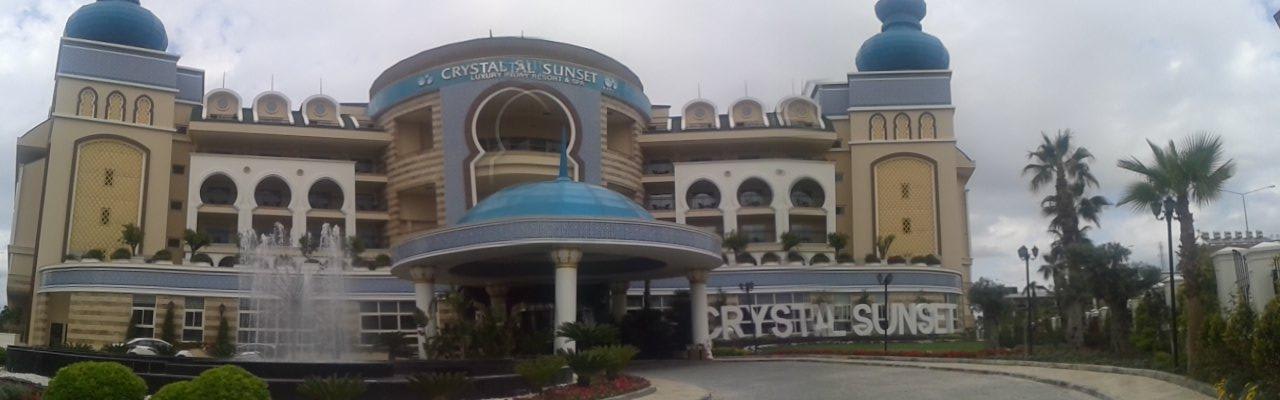 Das hotel vo  vorne Crystal Sunset Pearl Collection