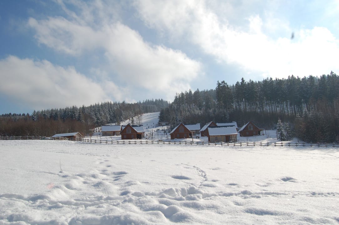 Winterlandschaft Bergdorf LiebesGrün