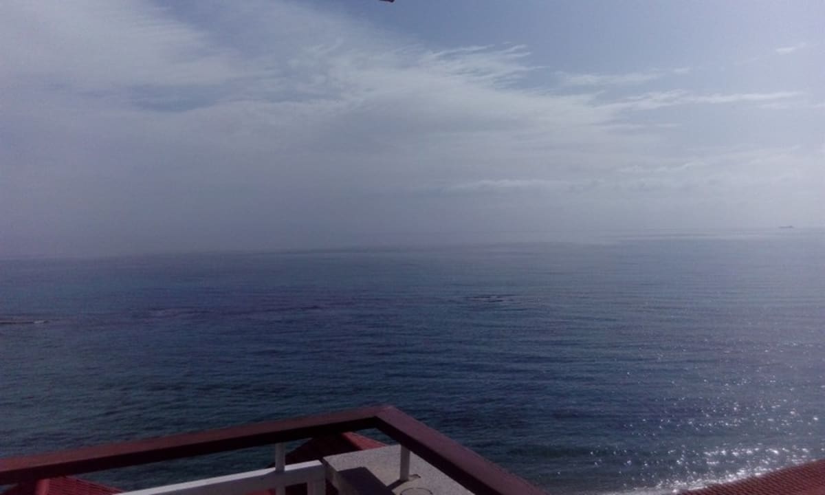 Ausblick vom Balkon zur rechten Seite Salamis Bay Conti Resort Hotel & Casino