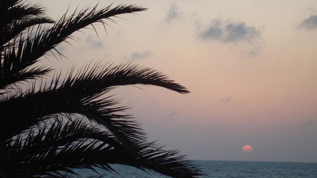 Sonnenaufgang in Zarzis Zita Beach Resort