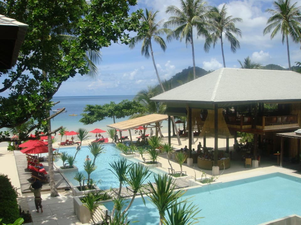 Pool mit Restaurant Anantara Rasananda Koh Phangan -  Villas