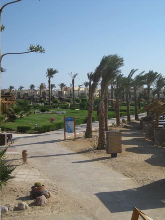 View from beach SUNRISE Royal Makadi Resort