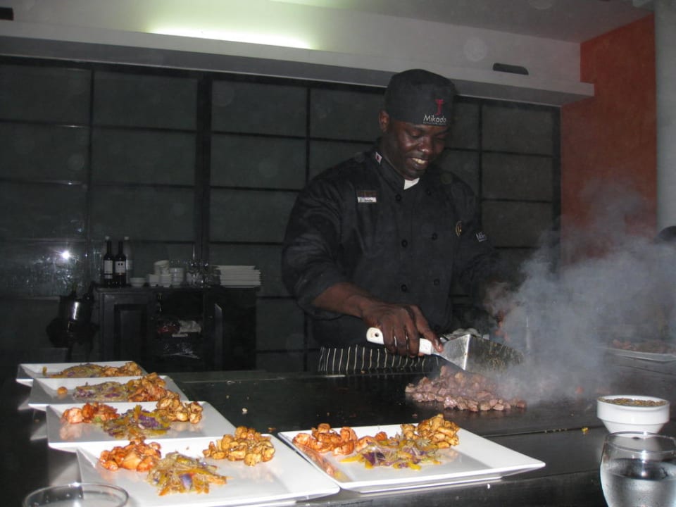 Showcooking beim Japaner Catalonia Royal Bavaro - Adults only