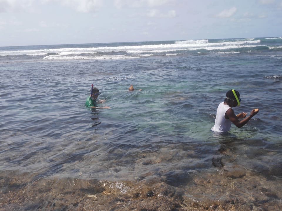 Am Riff vorm Hotel Neptune Village Beach Resort & Spa