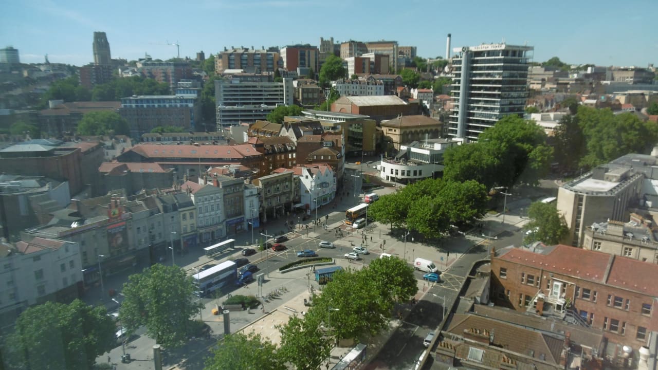 Ausblick Hotel Radisson Blu Bristol