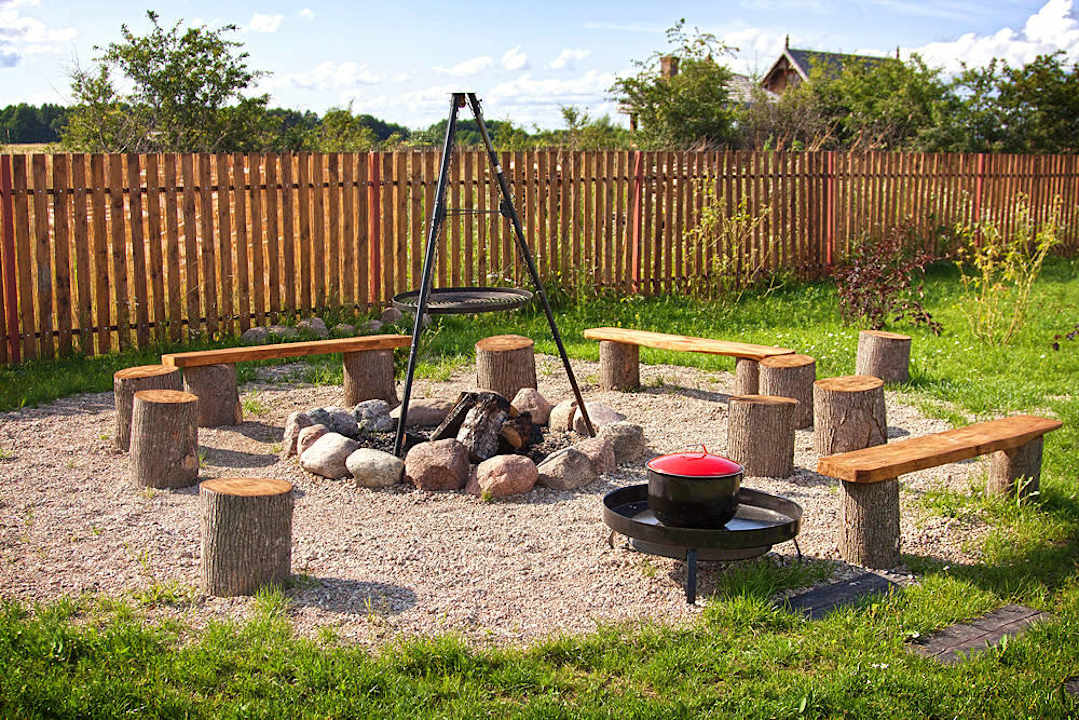 Plac ogniskowy Villa Dwa Jeziora