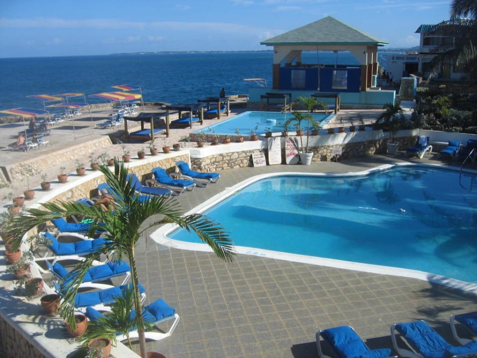 Blick von oben Samsara Cliff Resort