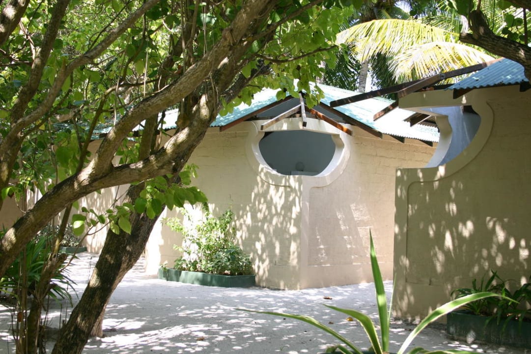 Offenes Bad Bungi Summer Island Maldives