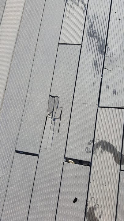 Defekte Diehlen und Schienen NH Bentota Ceysands Resort