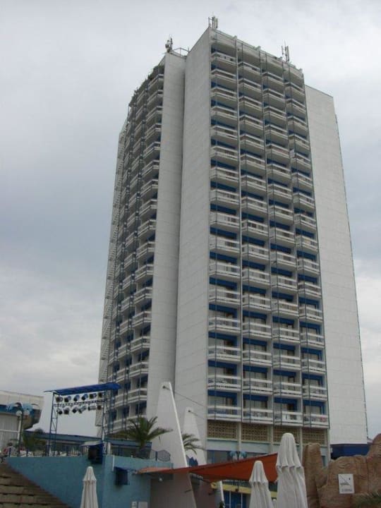 Hotel vom Pool aus Burgas Beach Hotel