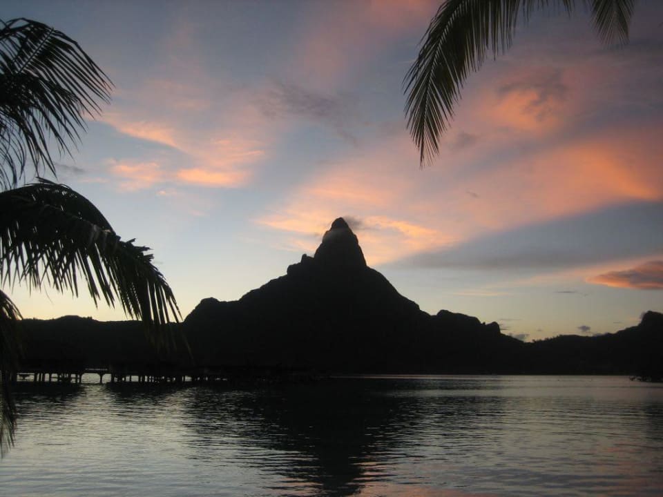 Sonnenuntergang InterContinental Bora Bora & Thalasso Spa