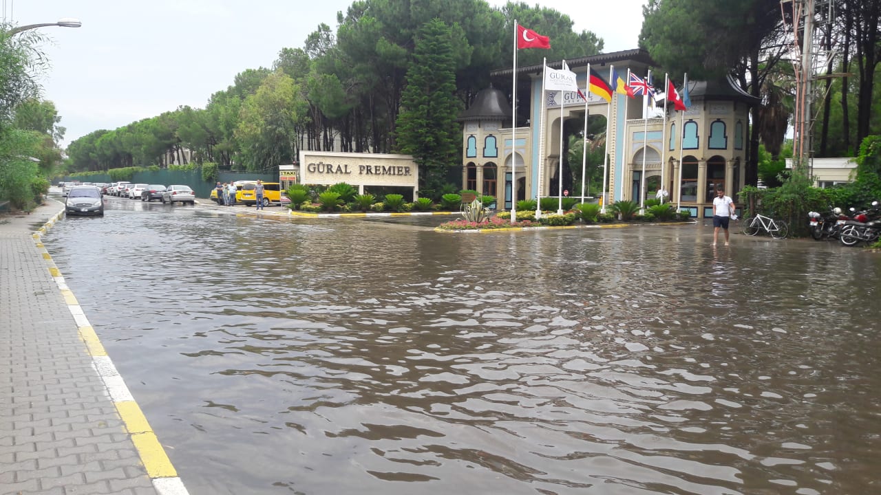 Hochwasser am 16.06.2018 Güral Premier Belek
