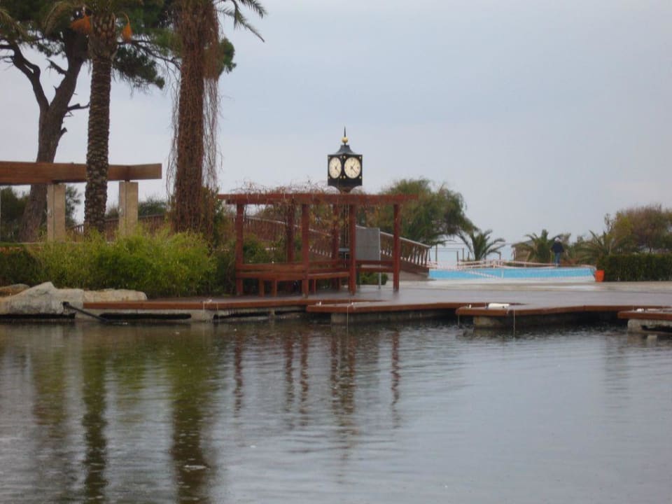 Bilck auf den Bootsteg Rixos Premium Belek
