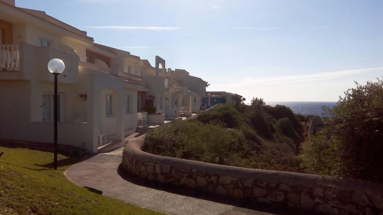 Oberhalb auf Klippen blau punta reina