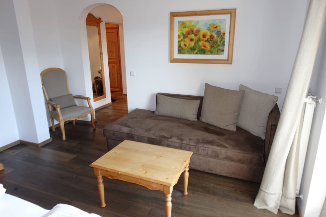 Sitzecke mit Tisch Hotel Winkler