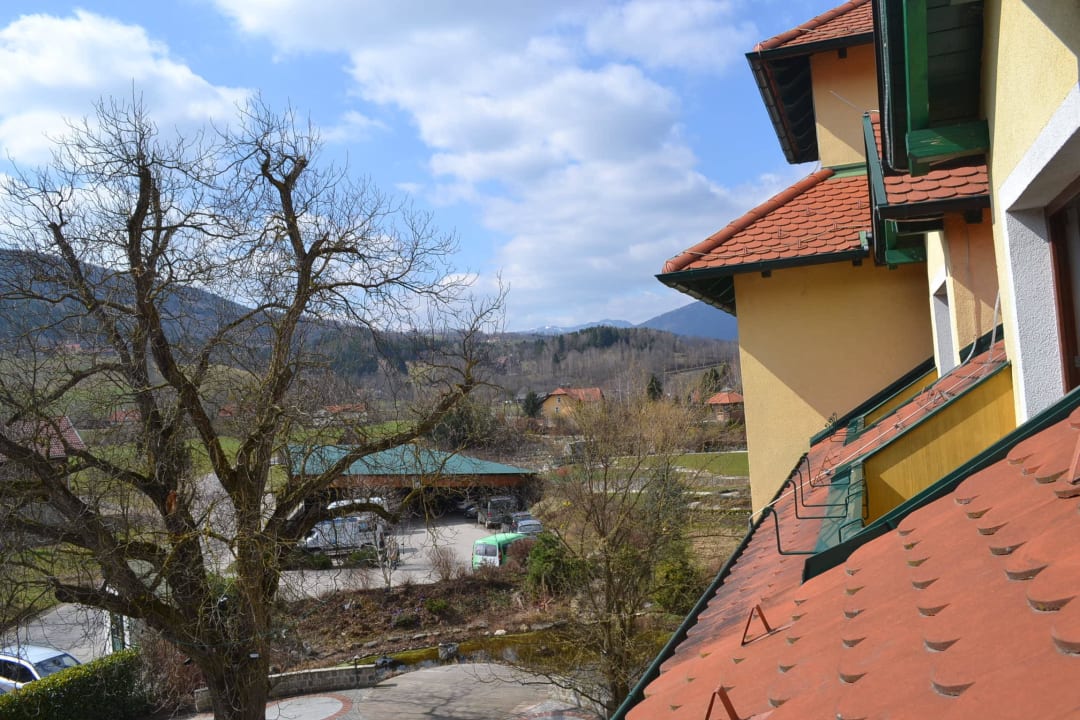 Ausblick vom Balkon Naturhotel Molzbachhof