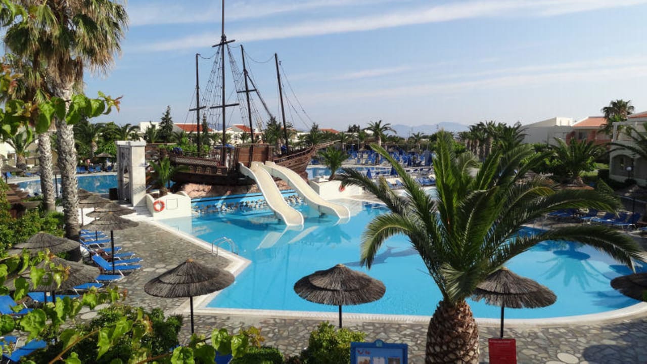 Ausblick von der Hotelterrasse Kipriotis Village Resort