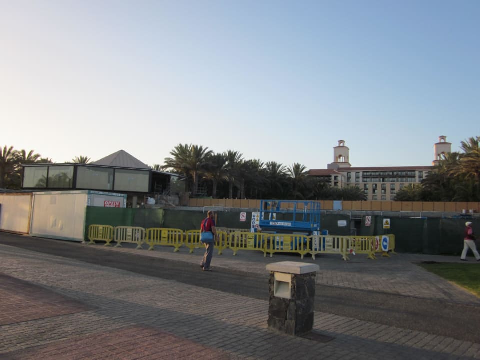 Baustelle bei den Restaurants Lopesan Costa Meloneras, Resort & Spa