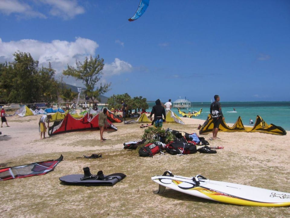 Windsurfer am Le Morne Paradis Beachcomber Golf Resort & Spa
