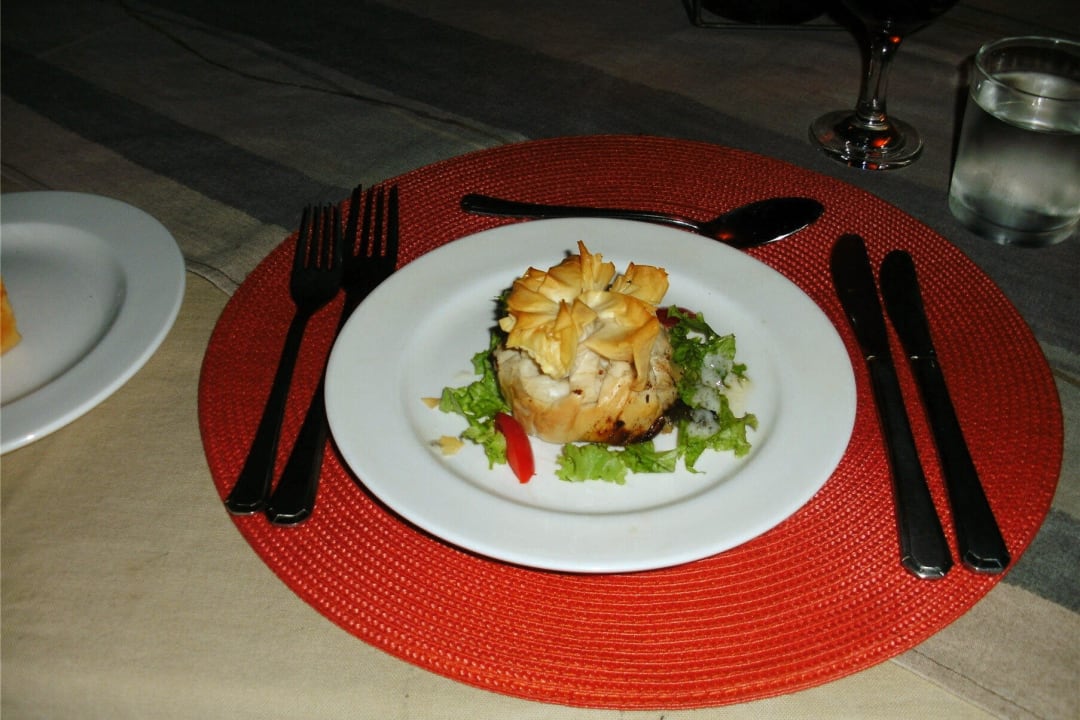 Abendessen: Vorspeise Hotel Kwara Camp