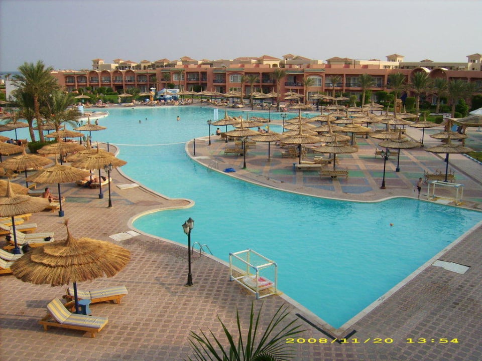 Blick auf den Pool von unserem Balkon Pickalbatros Royal Moderna Resort-Sharm El Sheikh