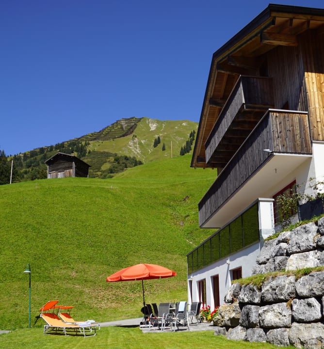 Außenansicht Appartements Haus Rothorn