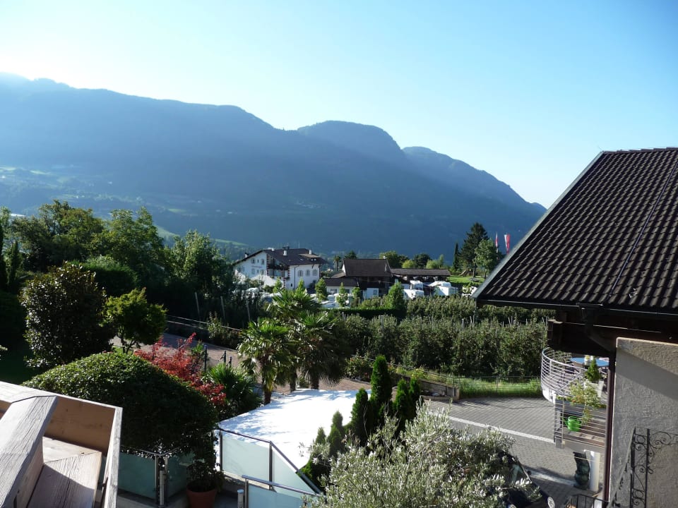 Blick vom Balkon 1. Etage nach Süden Residence Forcherhof
