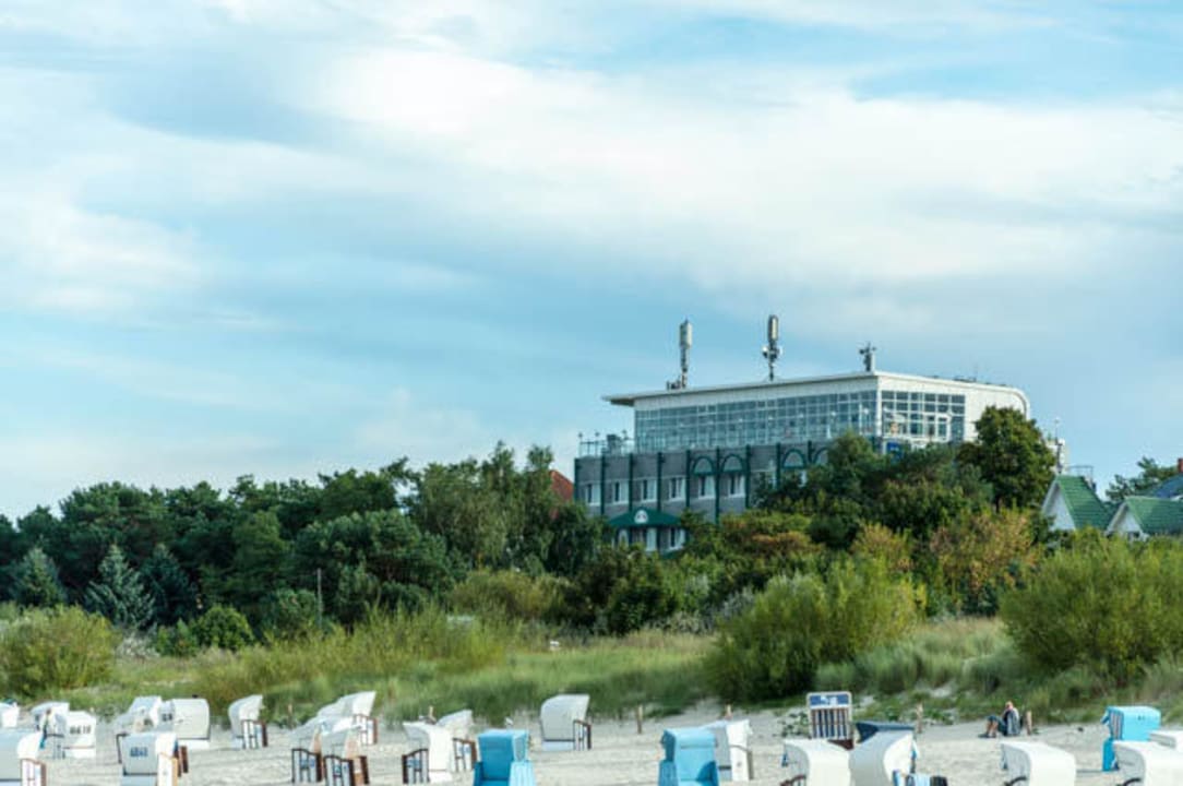 View from the beach Strandhotel Ahlbeck