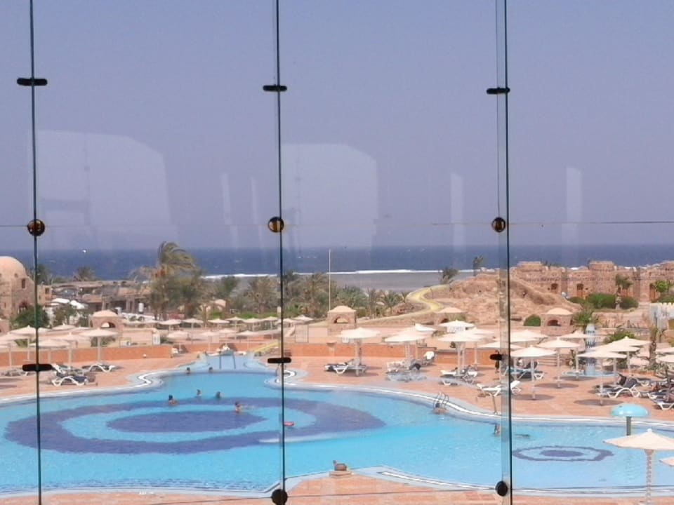 Aussicht von der Lobby  Utopia Beach Club