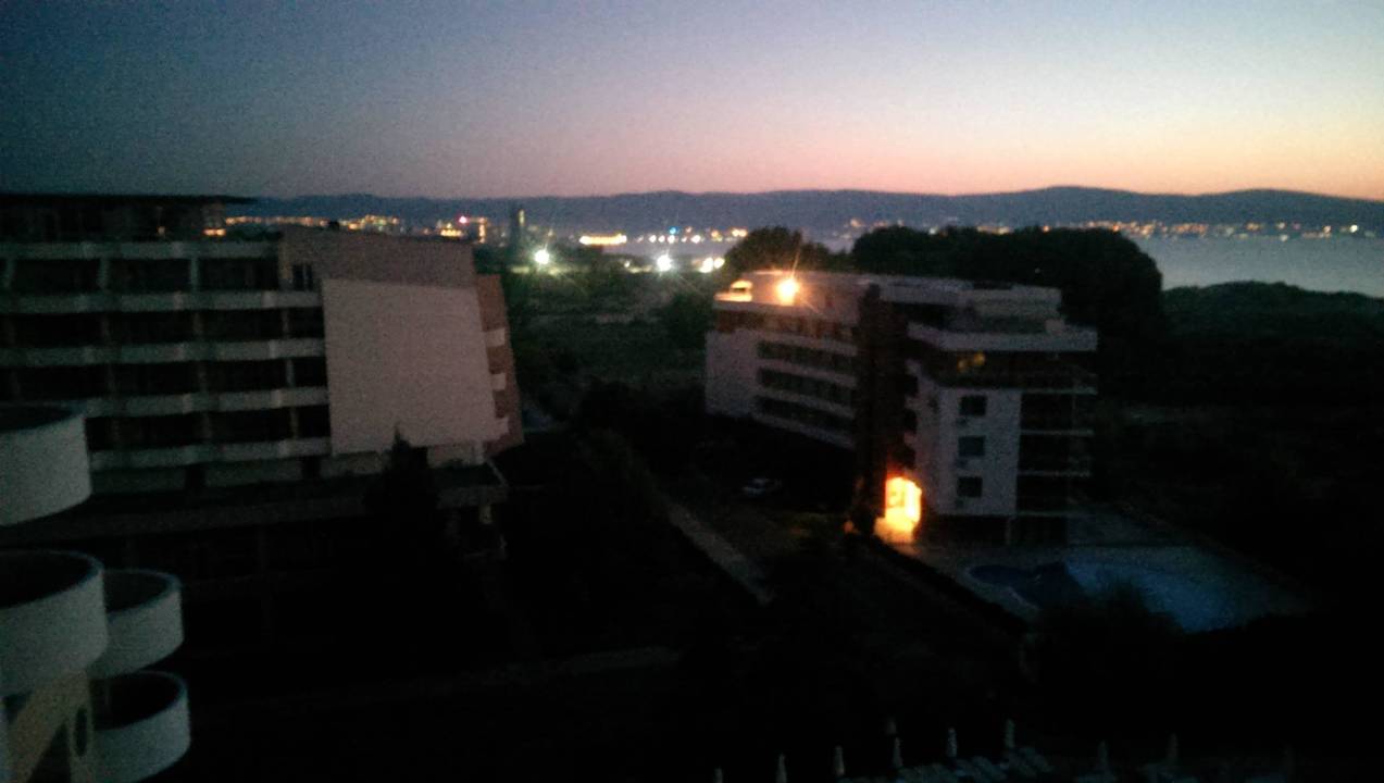 Abendhimmel richtung Sonnenstrand City HI Hotels Imperial Resort