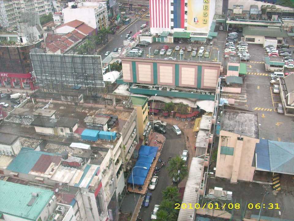 Blick nach unten Hotel Capitol