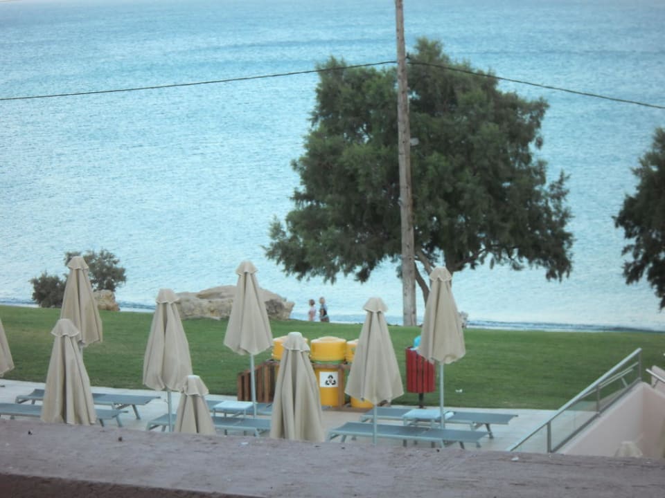 Blick vom Speisesaal Atlantica Mikri Poli Kos