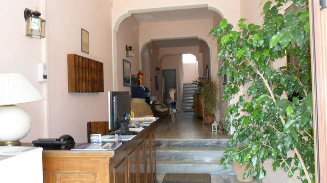 Die Rezeption Eros Beach Hotel