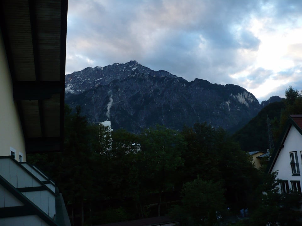Blick vom Balkon Gasthof Brückenwirt