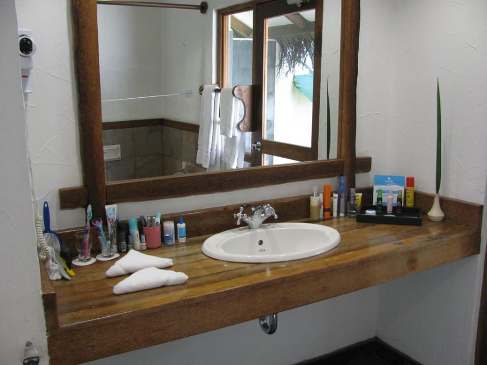 Waschtisch im Bad Kuramathi Maldives