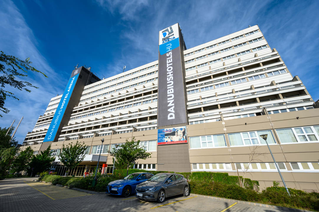 Außenansicht Danubius Hotel Arena