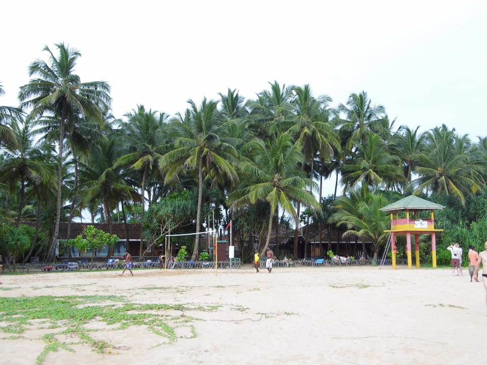 Blick vom Strand Hotel Club Bentota