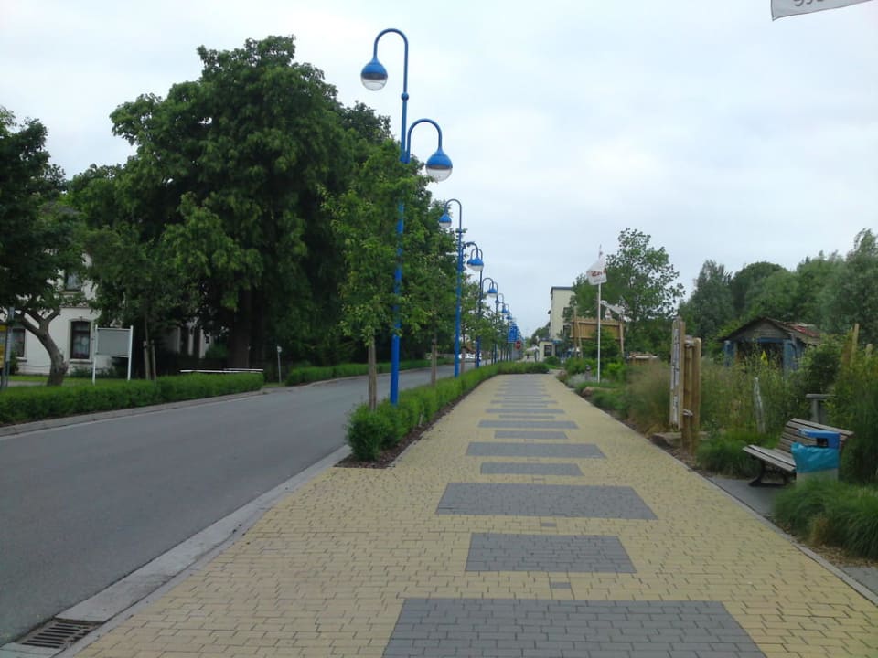 Fußgängerweg Richtung Strand Center Parcs Park Nordseeküste