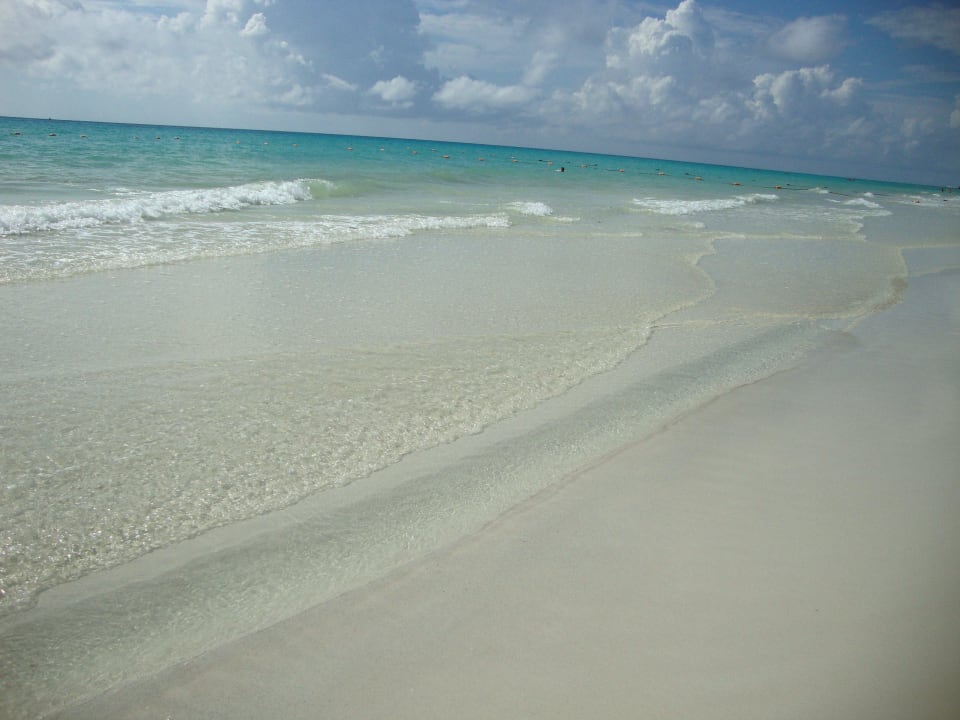 Bei schönem Wetter karibisches Meer Hotel Riu Palace Riviera Maya