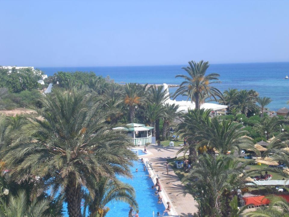 Ausblick vom Zimmer mit MB TUI BLUE Palm Beach Hammamet
