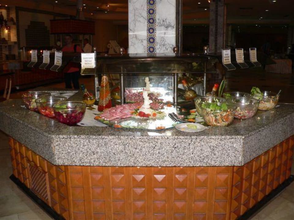 Geplündertes Salatbuffet El Mouradi Club Kantaoui