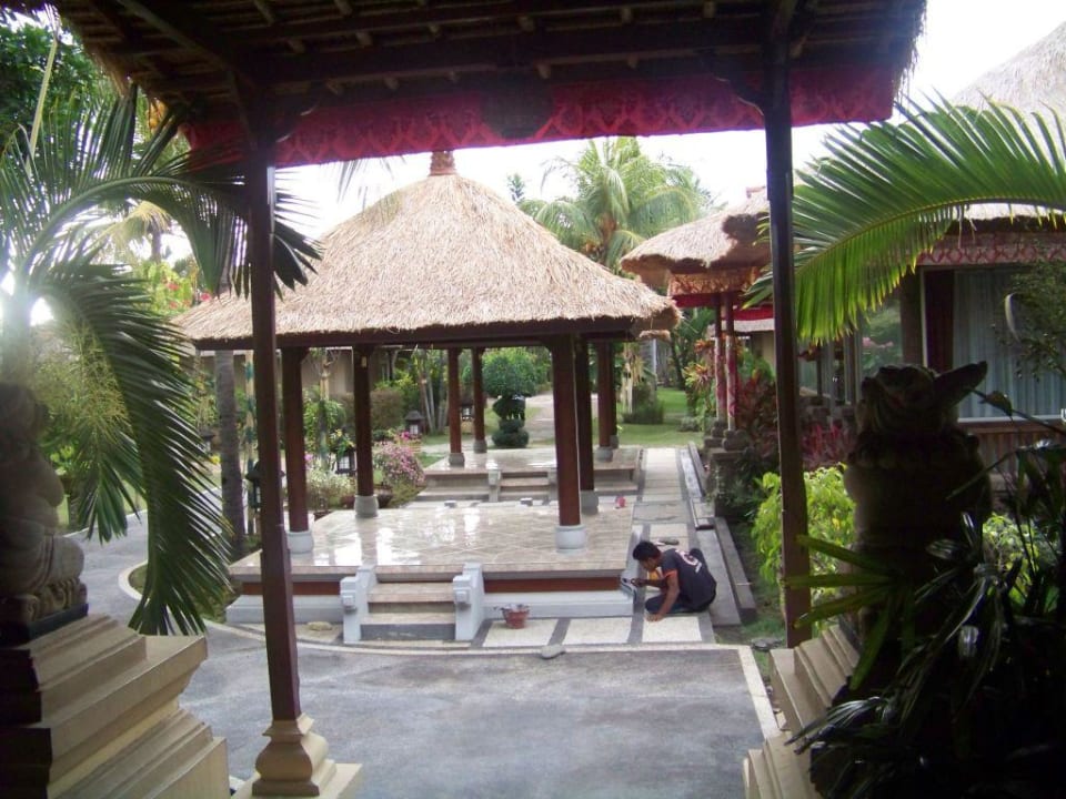 Blick in die Anlage Hotel Aneka Lovina
