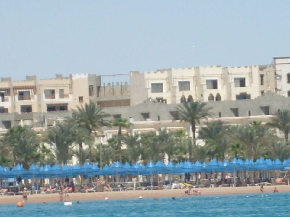 Vom Tretboot aus The Grand Hotel Hurghada