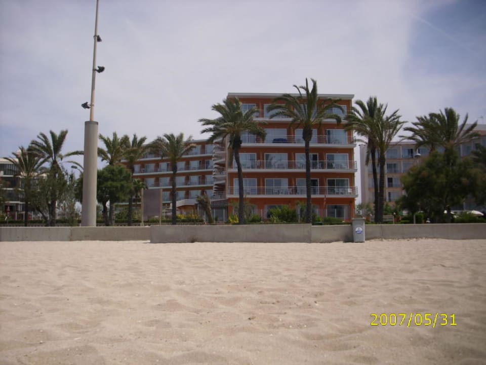 Golden Playa vom Strand aus. HSM Golden Playa