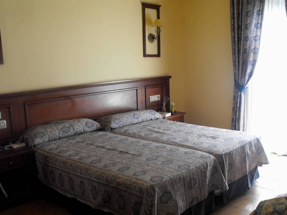 Betten in Zimmer 406 Villa Frigiliana