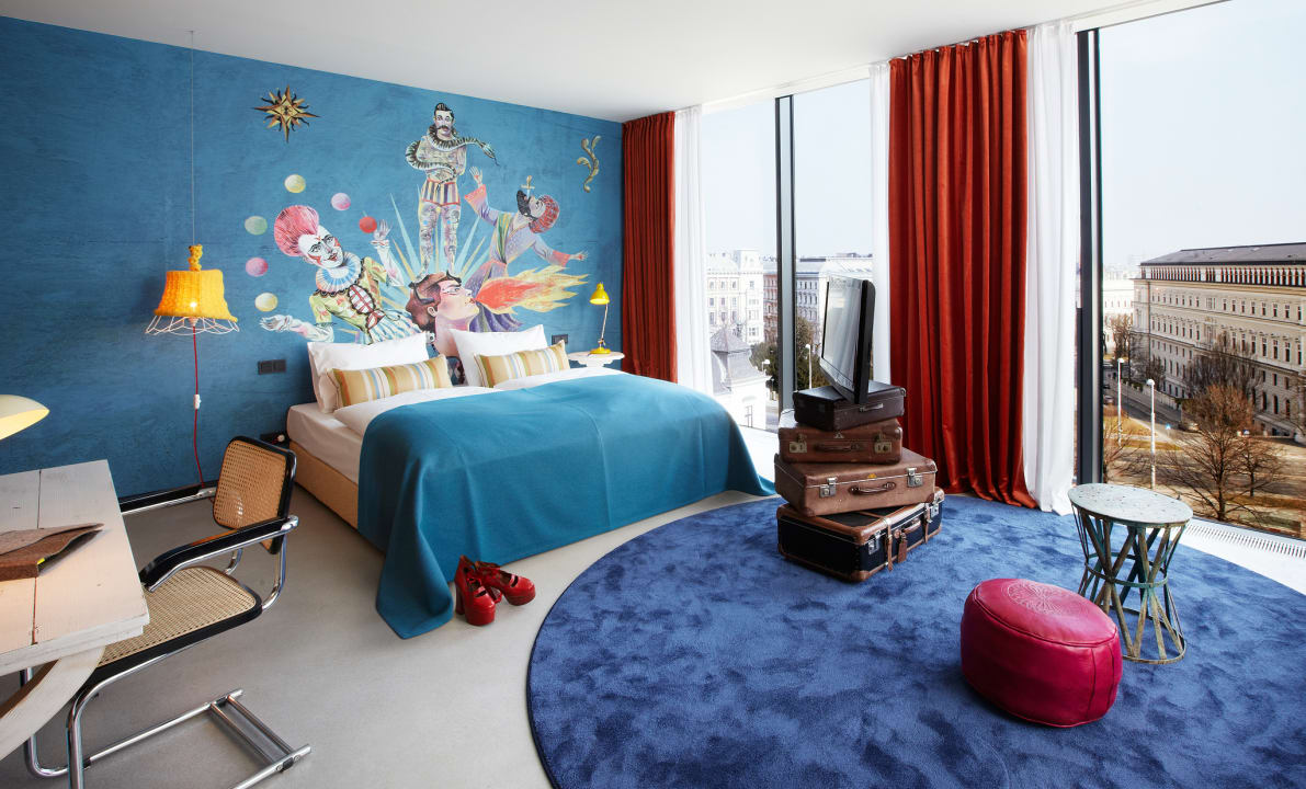 Zimmer 25hours Hotel Wien beim MuseumsQuartier