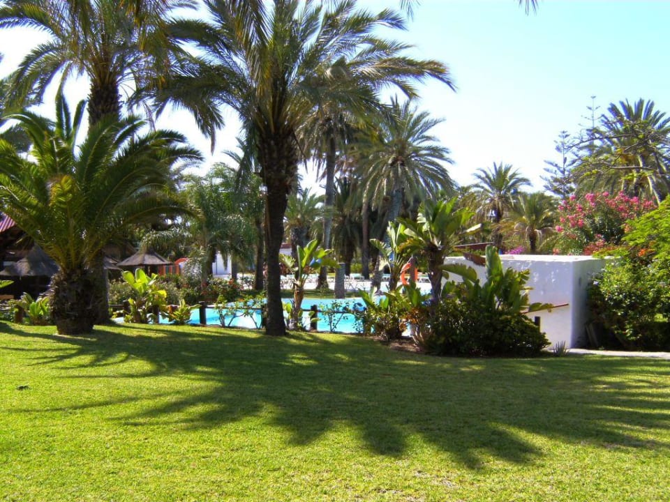 Blick zum Pool HL Miraflor Suites Hotel